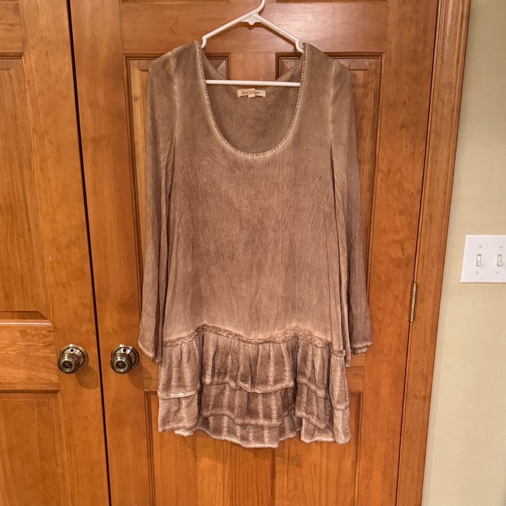 Elegant Brown Women's layering Top